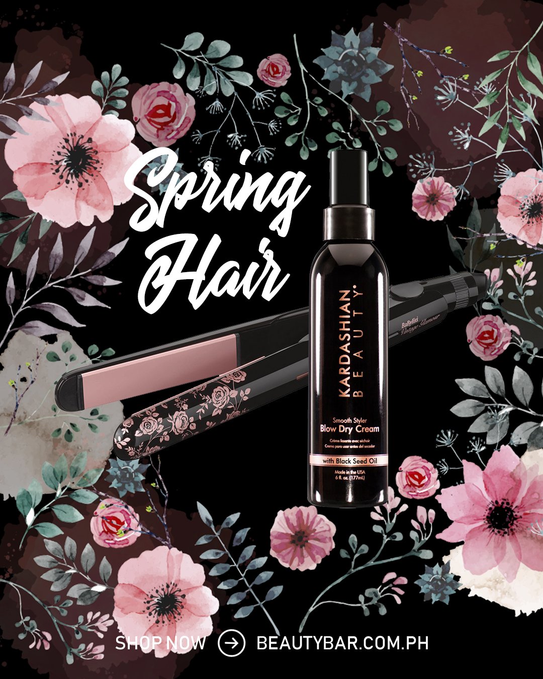 Beauty Bar PH on X Pair up the Babyliss Vintage Glamour Ceramic Iron with the Kardashian Beauty Blow Dry Cream for perfectly smooth hair SHOP NOW https t 2wFsMcuJFa https t lLsmrZnqEQ X