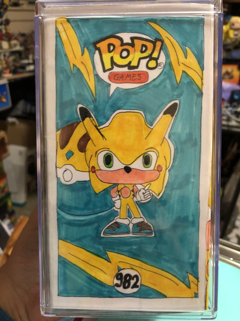 Probable sent me a lovely custom Sonichu POP figure, and I felt it needed a...