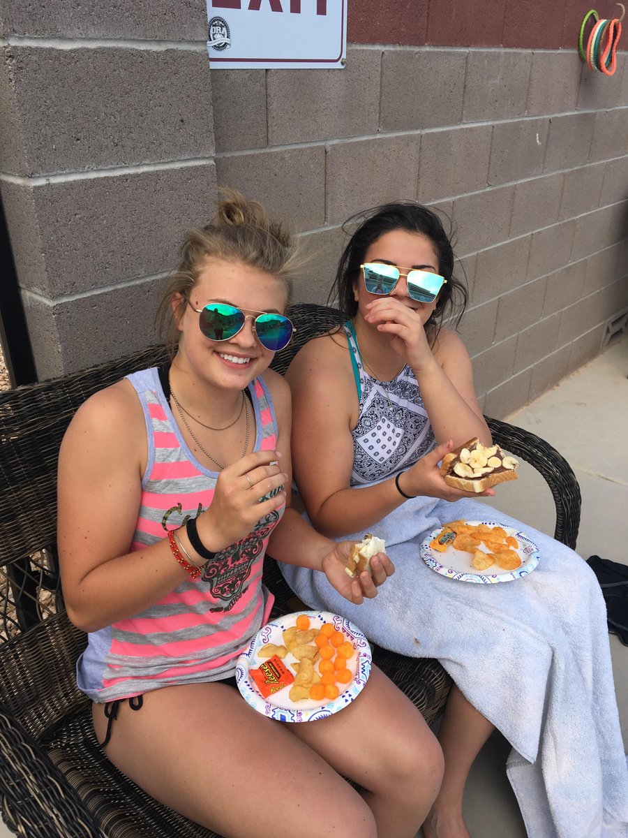 Girls from the Whisper Creek and Crystal Springs campuses enjoyed making flower crowns, followed by a pool party with a PB&amp;J Bar!