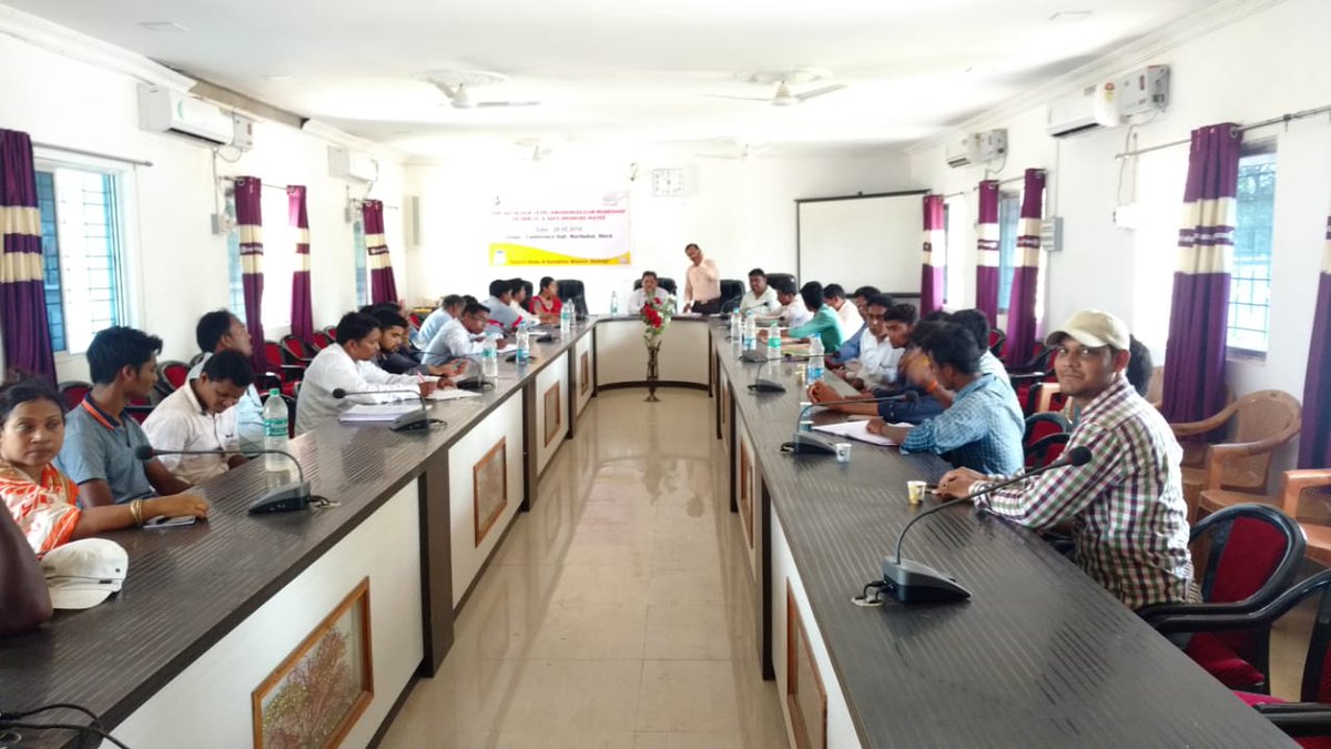 One day orientation program on SBM(G) and Safe drinking water held under the chairmanship of BDO, Muribahal in Muribahal block on 28th May 2018. #SwachhBharat #zsbp <a href="/swachhbharat/">Swachh Bharat Mission - Grameen</a> <a href="/sbmodisha/">SBMODISHA</a> <a href="/paramiyer/">Parameshwar Iyer</a> @odisha_zsbp <a href="/roopamishra77/">Roopa Mishra</a> <a href="/DivyangWaghela/">Divyang</a> <a href="/PRDeptOdisha/">Panchayati Raj and Drinking Water Department</a>