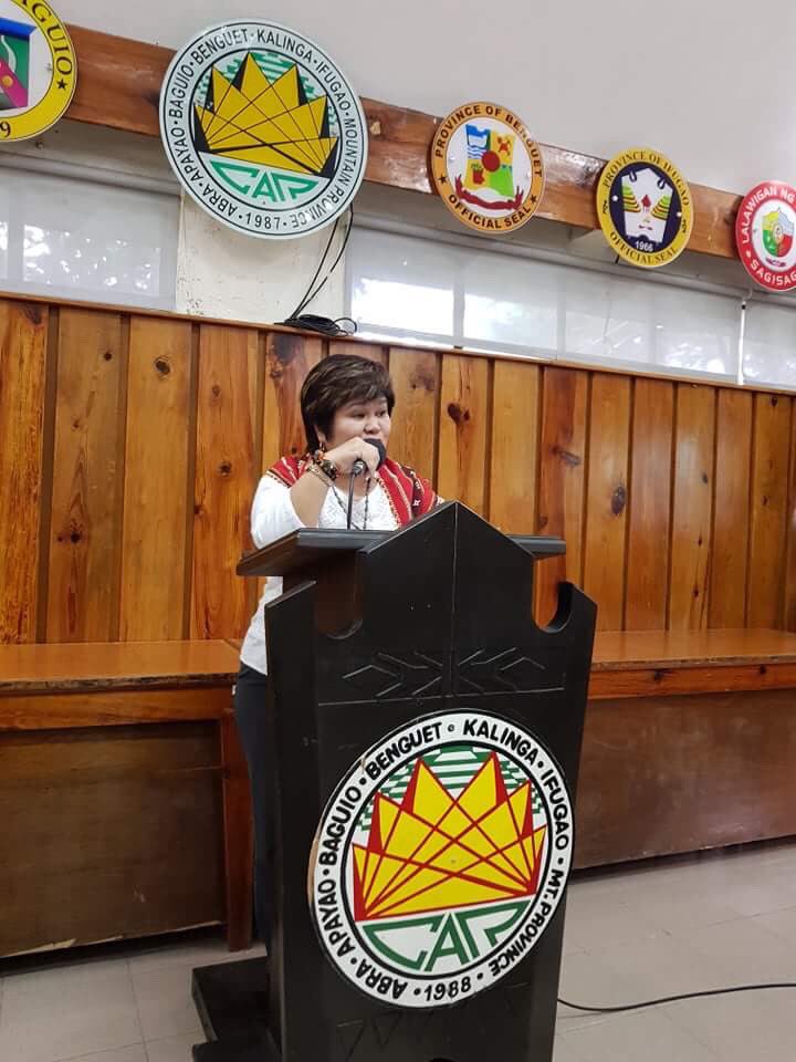 PPP_Ph's tweet photo. ATM: @NEDAhq CAR Regional Director Milagros Rimando opening the PPP Knowledge Corner Launching Event here in Baguio City. #PhPPPKC #PhPPPProgram #LocalPPPs @PIADesk @pnagovph https://t.co/EoHhrNut9r
