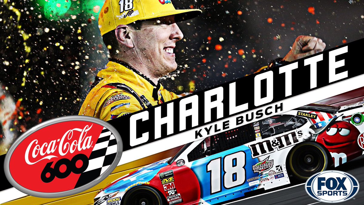 Fox Nascar On Twitter Finally Kyle Busch Has Now Won At Every Active Nascar Cup Series Track Full Results From Charlotte Https T Co 6lwbyjafrg Https T Co Myycsdwm3u