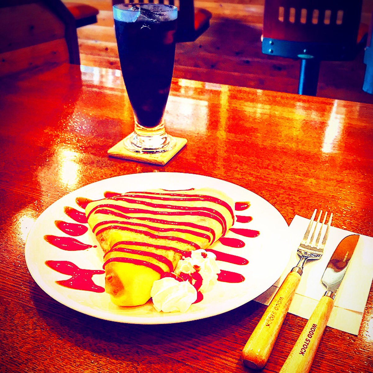aokazudayo's tweet photo. クレープ食べに来た！
やっぱここのクレープが1番うまい！( ⸝⸝⸝⁼̴́◡︎⁼̴̀⸝⸝⸝) https://t.co/ZchN9u1lJC