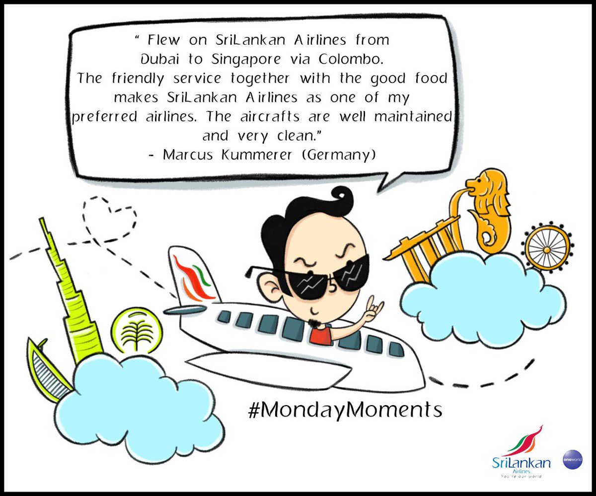 SLA_India's tweet photo. "If you built a great experience, customers tell each other about that. Word of mouth is very powerful!" ~ Jeff Bezos, Amazon

#MondayMoments #HappyCustomers #SriLankanAirlines https://t.co/F0I94k7abO