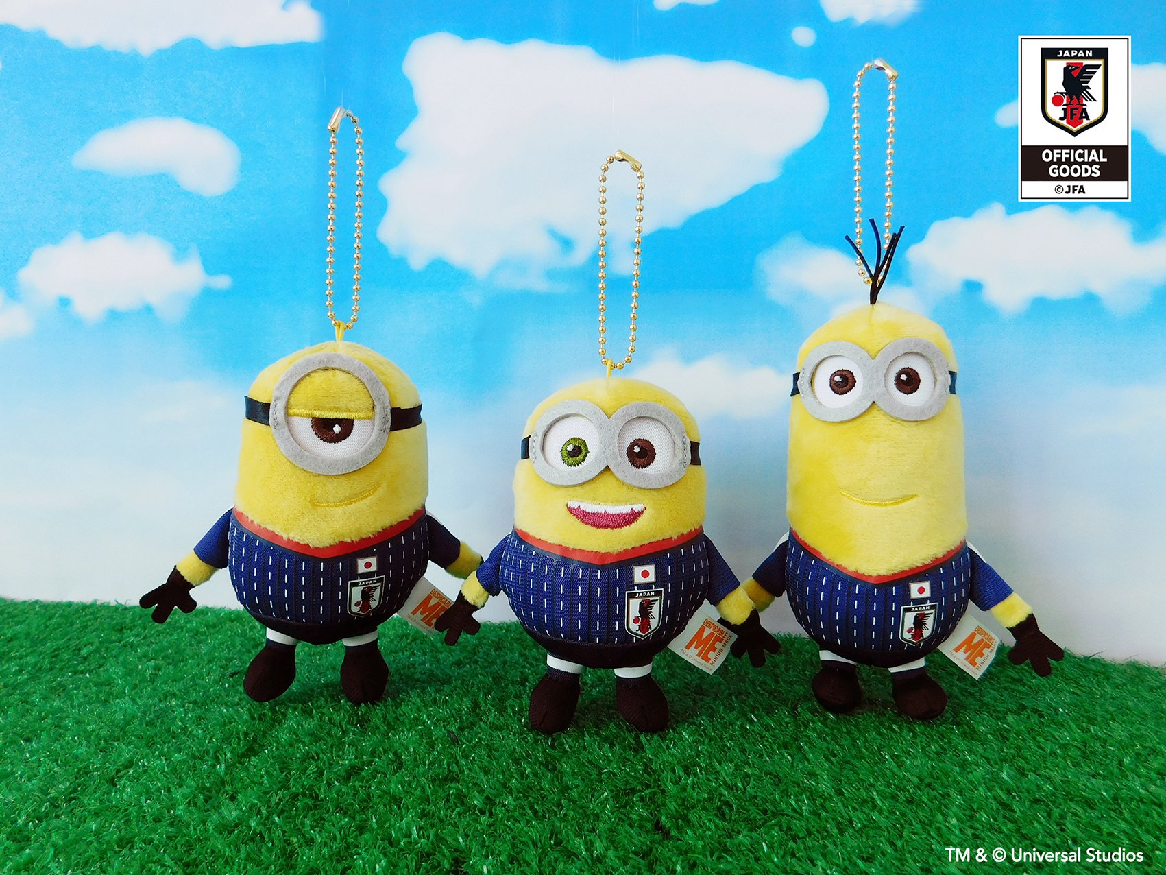 タカラトミーアーツ公式 A Twitter サッカー日本代表オフィシャルライセンスグッズで 大人気のミニオンシリーズが5月30日 水 に発売 ミニオンと一緒にサッカー日本代表戦を観戦しよう T Co Jbwj9pcqsg ちょっこりさん ミニオンズ サッカー日本代表