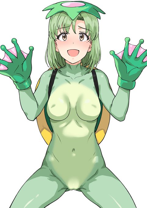 詩花っぱ全身タイツ版。 