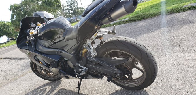 My birthday present to myself... And yes... Sexy is happening on this bike. 😈😈 New scene coming soon<a href="/tag/friskyfriday"class="tags"><span>#friskyfriday</span></a>