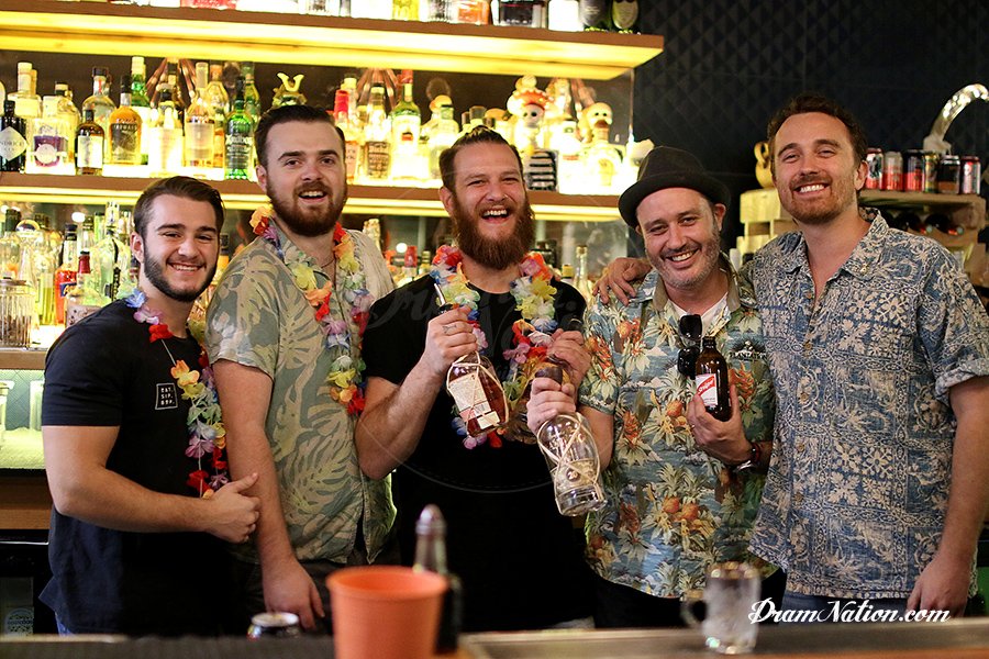 Dramnation's tweet photo. Tiki Tales was a smashing success. Thanks to @PlantationRums &amp; @RedStripe for the massive support as well as to our hosts Cheddr Bar. Check out our shots for the night https://t.co/niiHmvR5nx https://t.co/wu9jdKHLXX