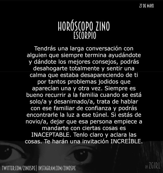 zinos__'s tweet image. E S C O R P I O 🖤 🔥
#HZ #HoróscopoZino #DomingoDeHZ