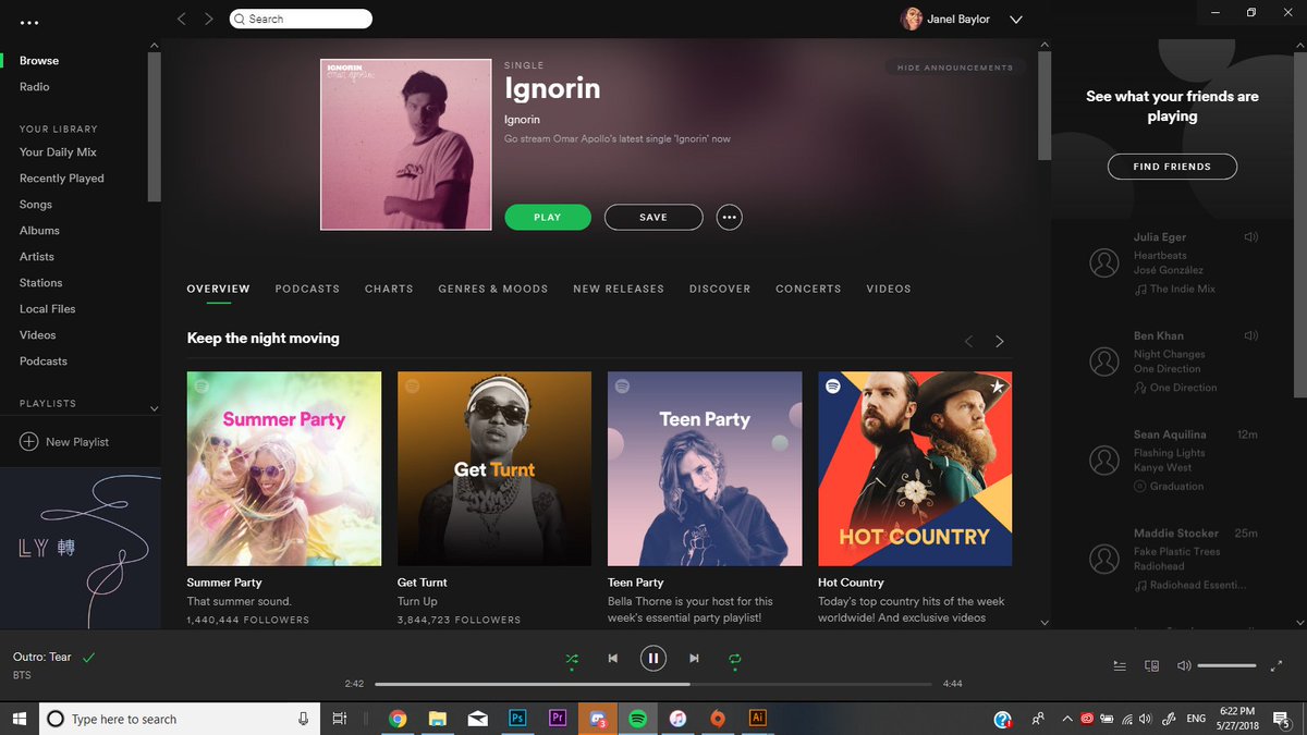 dshanksd's tweet photo. Thanks @Spotify 🤗😤 https://t.co/a1zZNl5xac