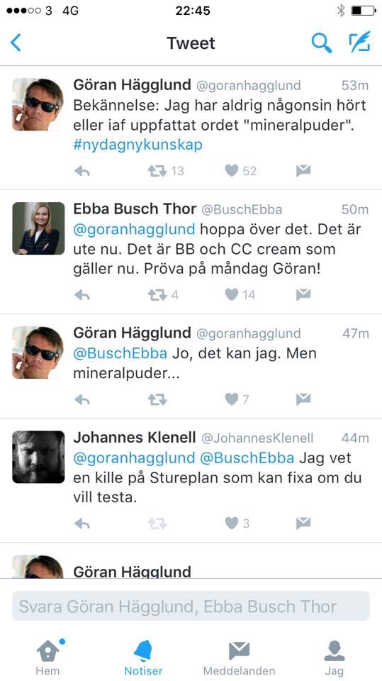 JohannesKlenell's tweet photo. Såhär kul var twitter en gång i tiden. https://t.co/WoJlPYMrXZ