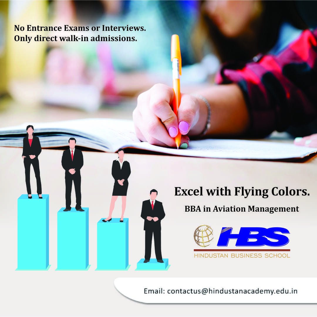 hindustanacade's tweet photo. Kickstart your career with BBA Aviation from #Hindustanaviationacademy. A 3 years course designed to make student future managers 
in the fields of Credit Control Manager, Airport Manager, Program Manager, Airport Operations Manager
For admission, call at +91 8971404357.#yahoo007 https://t.co/1z6BS9wOrA
