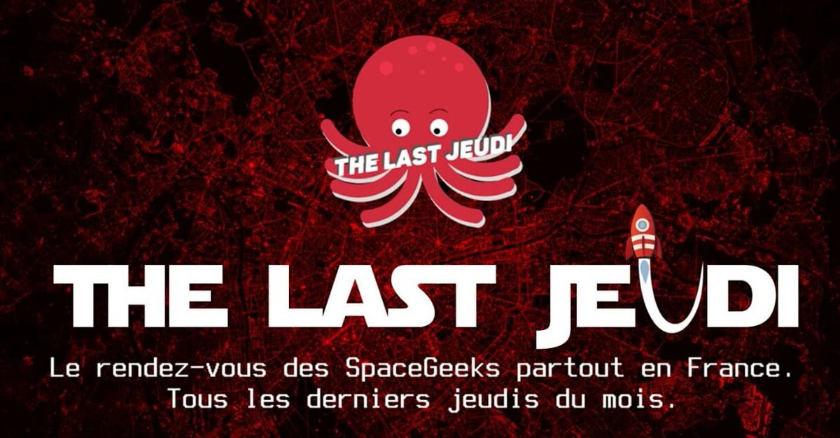TheLastJeudi's tweet photo. Hello #SpaceGeeks! On se retrouve ce jeudi soir au @Deux_pointZero dans le 3ème arrondissement pour discuter espace ? Gratuit et ouvert à tous ! #TheLastJeudi https://t.co/IfoUPQW6ZK