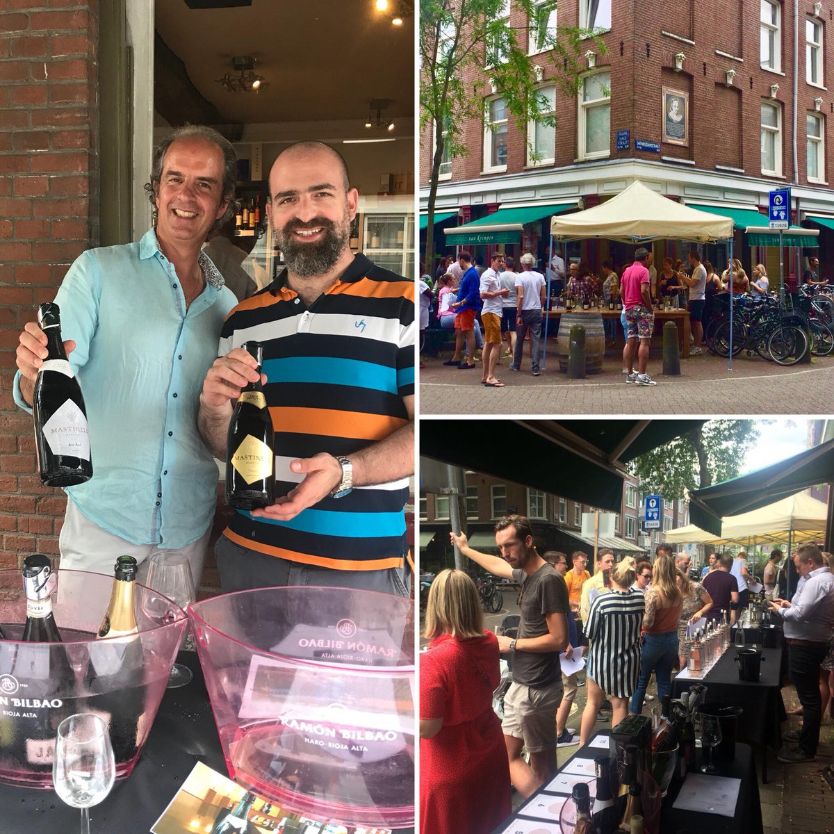 Cavakoning's tweet photo. Cava in the City! Wine tasting - Together with Juan Jose from Cava &amp; Hotel Mastinell. #cava #tasting #wine #mastinell #amsterdam https://t.co/aIx6PBZZfF