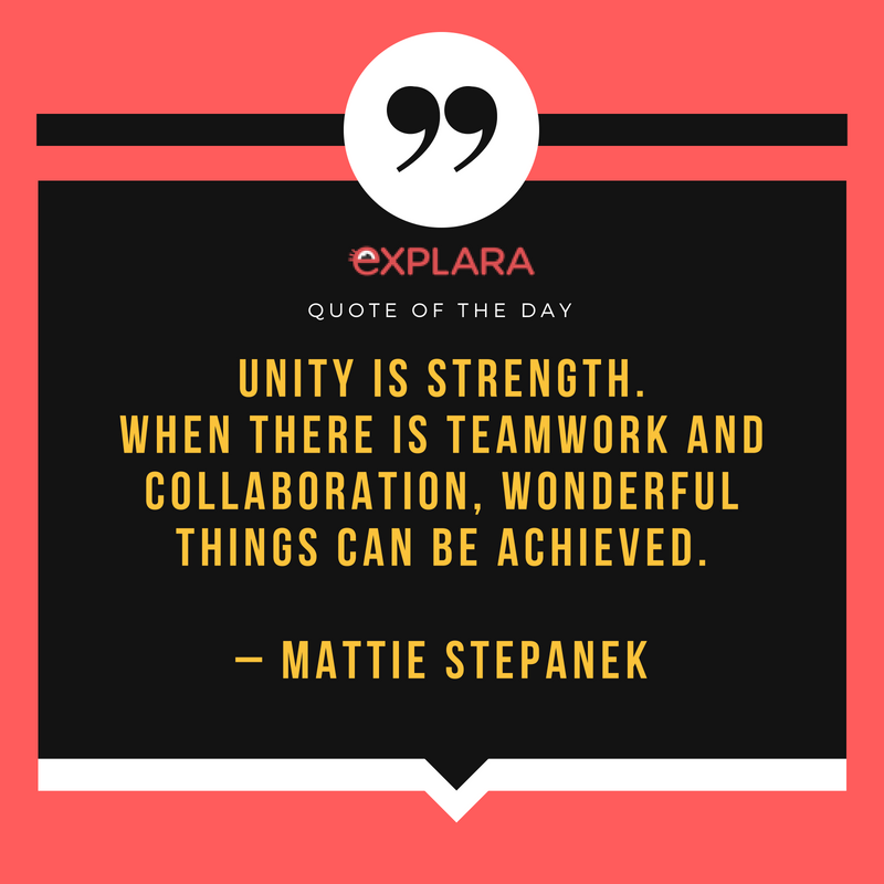 AskExplara's tweet photo. If a challenge is handled individually you are at risk of becoming overwhelmed and making irrational decisions. Teamwork is a great opportunity for professional development, it is also a means of making your work easier.
#MondayMotivation #OnExplara #eventtech #eventprofs https://t.co/8dpoCqm3br