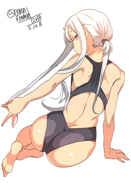 pixivFANBOXでオスマントル子さんの競泳水着・鬼娘(大きい版)をチェックしよう! #pixivFANBOX https://t.co/tReljitfxQ
修正&差分追加しました。 