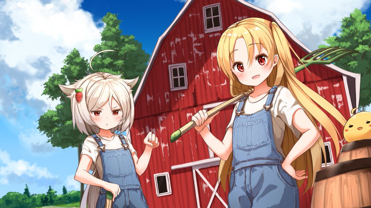 あめ בטוויטר 農業 クリーブ姉妹と農園で暮らしたい アズールレーン アズレン クリーブランド モントピリア