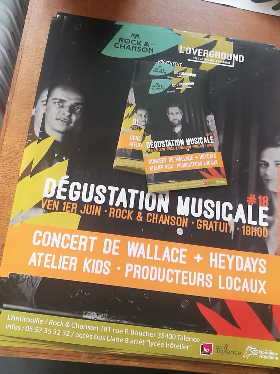 Vendredi, fini les orages et la pluie, rien que de la musique, des producteurs locaux, des bières et des assos ! #musique #Bordeaux #youpi #talence