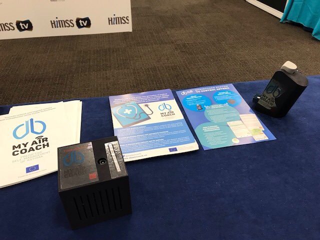 Don't miss #myaircoach demonstration at #HIMSSEurope18 #health2con 2pm in room llevant 2&amp;3 <a href="/medtecheurope/">MedTech Europe</a> <a href="/Health2eu/">Retired - Health 2.0 Europe</a> <a href="/H2020Projects/">Horizon2020Projects</a> #asthma