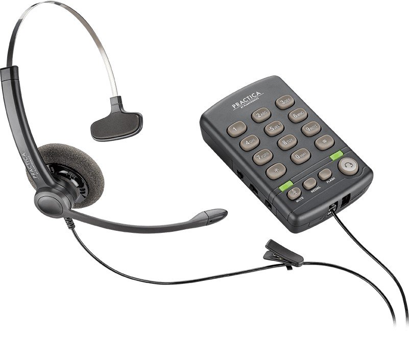 LexairHQ's tweet image. For #AtHomeAgent - Single Line Telephone with Comfortable Headset | lexair.com/plantronics-pr…