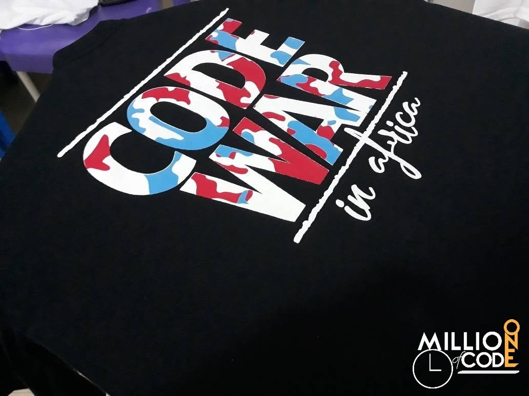 1milhoursofcode's tweet photo. No track time fellas. The code war has just begun!! #OneMillionHoursOfCode #OneShirtOneFemaleDeveloper #GirlsWhoCode #WomenInTech https://t.co/gTLtC6h17l