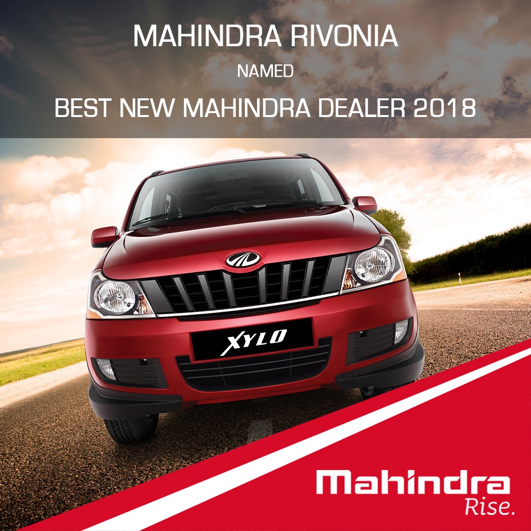 Mahindra Rivonia on Twitter "We are proud to announce that we were awarded 'Best New Mahindra