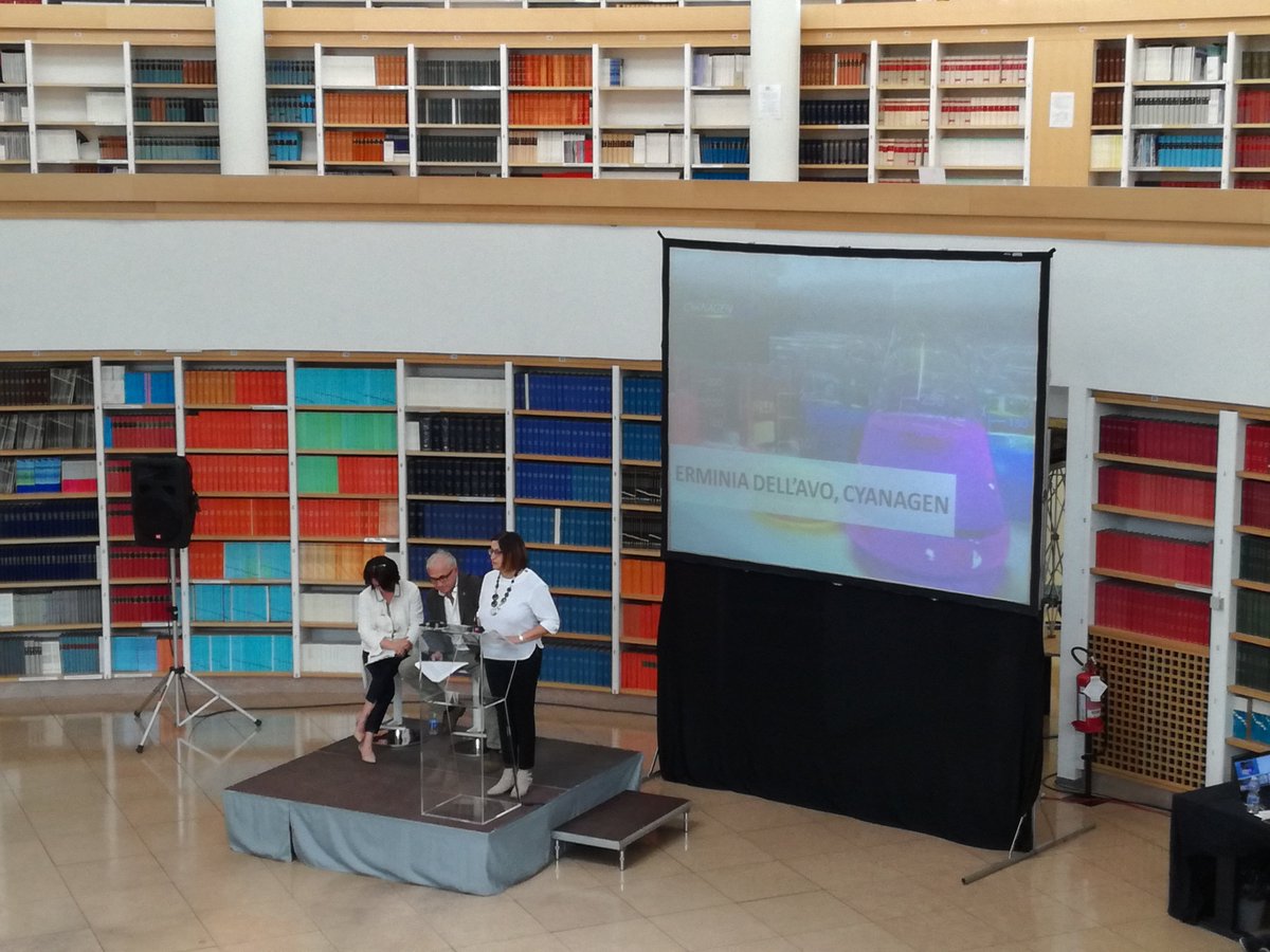 Aster_ER's tweet photo. Intervengono le imprese che hanno usufruito dei servizi di #ASTER:
Matteo Monticelli di #Polgroup, Sebastiano Zannoli di #Angiodroid e Erminia Dell'Avo di #Cyanagen.
Storie di collaborazioni di successo all'assemblea pubblica di #ASTER
#SuccessStories https://t.co/CLfv8Yv9VO