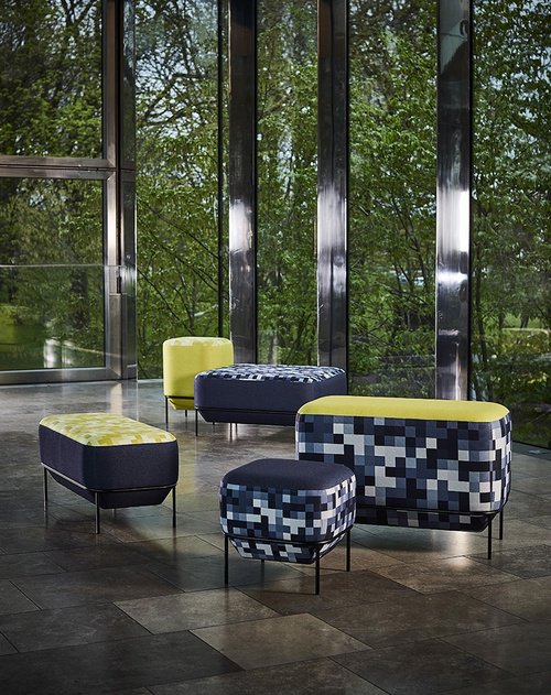 _designjunction's tweet image. .@PanazFabrics have collaborated with designer David Fox to produce Digital Age. Along with the larger scale sister design Binary Age, both contemporary print designs are suitable for furniture of varying scales.