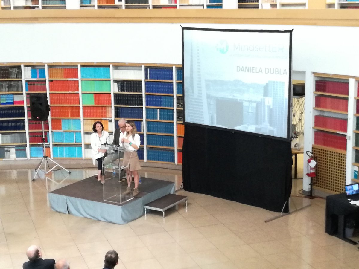 Aster_ER's tweet photo. #Aster per le #Startup.
Dopo le presentazioni di Fabio Ferrari di #EnergyWay e Andrea Cavagna di @sfridoo, parla Daniela Dubla di @mindsett_er https://t.co/3LyXlXJikW