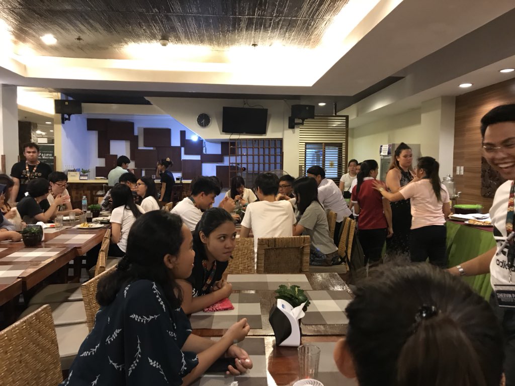 Aprm2018's tweet photo. APRM dinner at Marianne Hotel. #APRM2018 https://t.co/oW0KjnKQoN