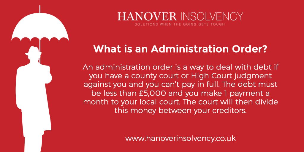 HanoverInsolv's tweet photo. To find out more about Administration Orders, visit our website 🖥️ at https://t.co/AUeddxLxaf or give us a call on ☎️ 0161 905 4764 today. 

#HanoverInsolvency #DebtManagement #Debt https://t.co/uKnWrxhyNQ