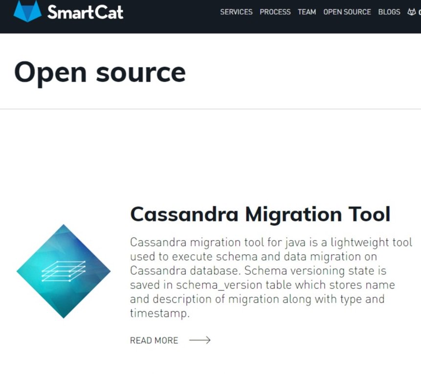 SmartCat_io's tweet image. SmartCat team is a big fan of #opensource and we live to contribute to the community. Explore our #opensourcetools for #ApacheCassandra and related #casestudies: cassandra.smartcat.io/open-source/
