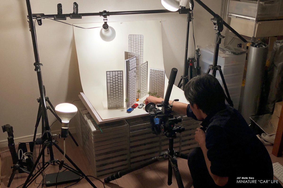 Tatsuya Tanaka 田中達也 No Twitter Miniature Car Life 12 Jafの機関誌 Jaf Mate にて Miniature Car Life と題し連載してます 掲載されている作品のメイキングはjaf Mate Parkで見ることができますよ Jaf Mw T Co Xor8cflihb T Co