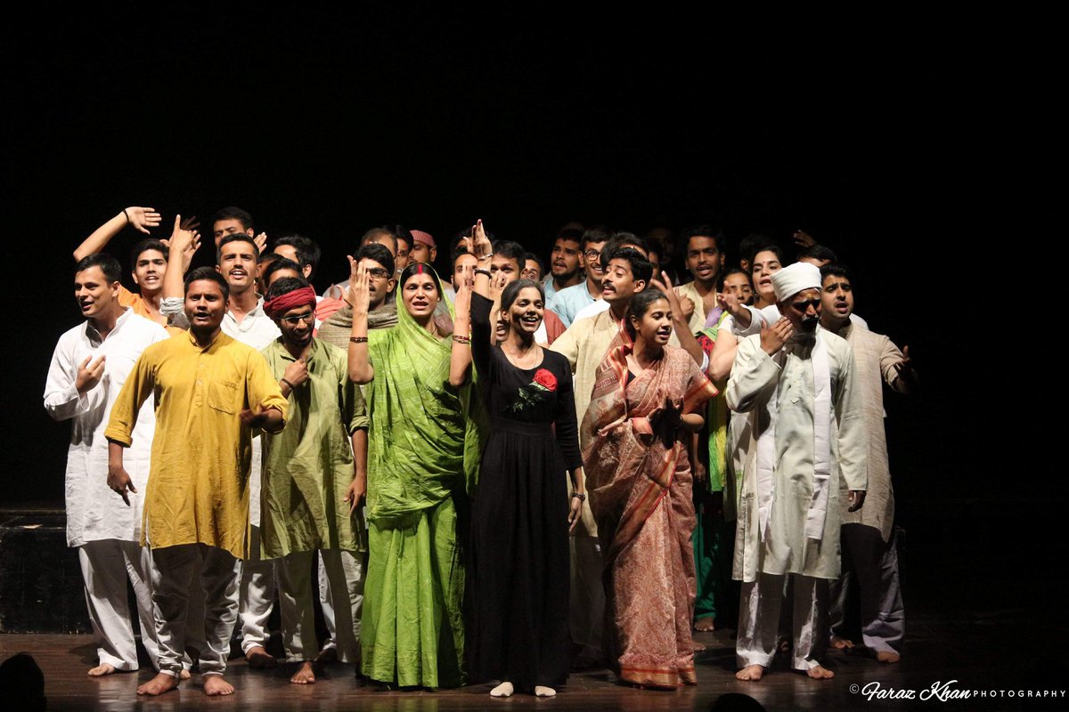 ArvindGaurTeam's tweet photo. #Ambedkar and #Gandhi is the epitome of two socio-politically genius ideologies on one stage. Combined with @ArvindGaur direction the play nailed the issues raised.
#AsmitaTheatreFestival 2018 
#AsmitaTheatre 
#Theatre4change https://t.co/3HhaowCYnd
