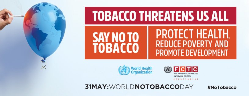 No_Smokes's tweet photo. Its nearly that time again. WORLD NO TOBACCO DAY -Thursday  31st May.  Give up for 24 hours and start thinking about your future... #quit #nosmokes #notobacco https://t.co/QxzmRRzln4