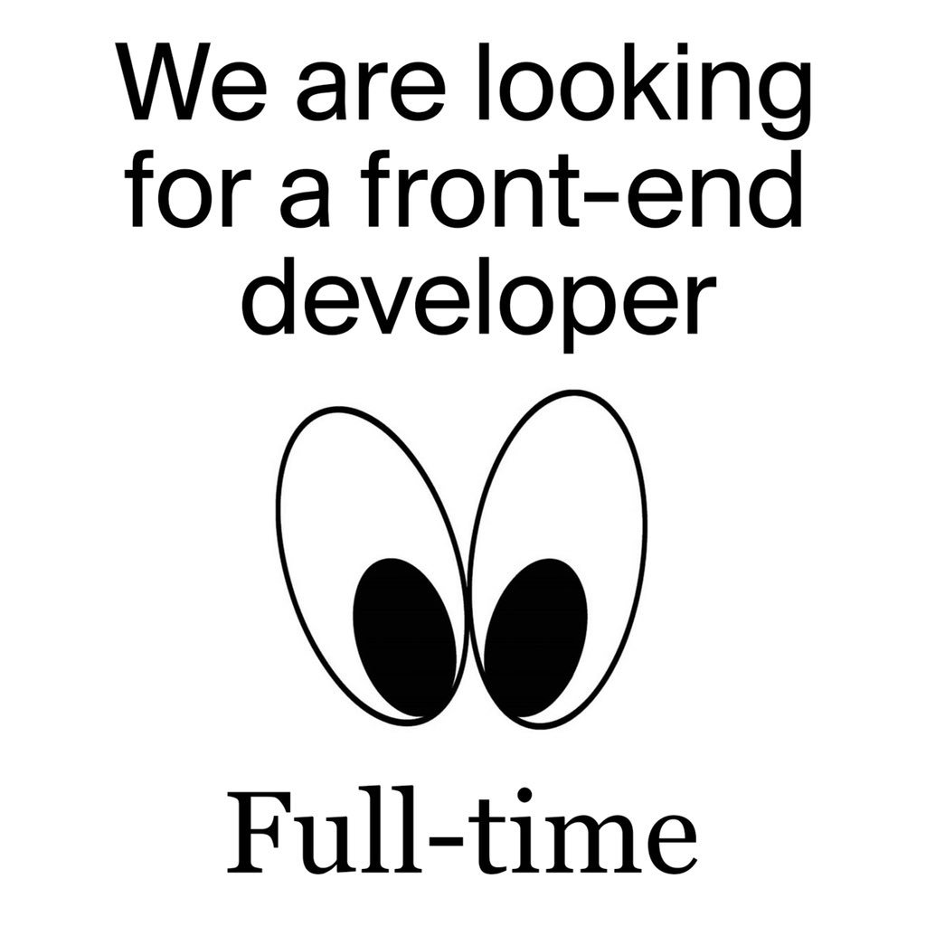 We are looking for a developer with a keen interest in design to join us at our studio in Collingwood. Email mail@u-p.co for more details or to submit your portfolio.