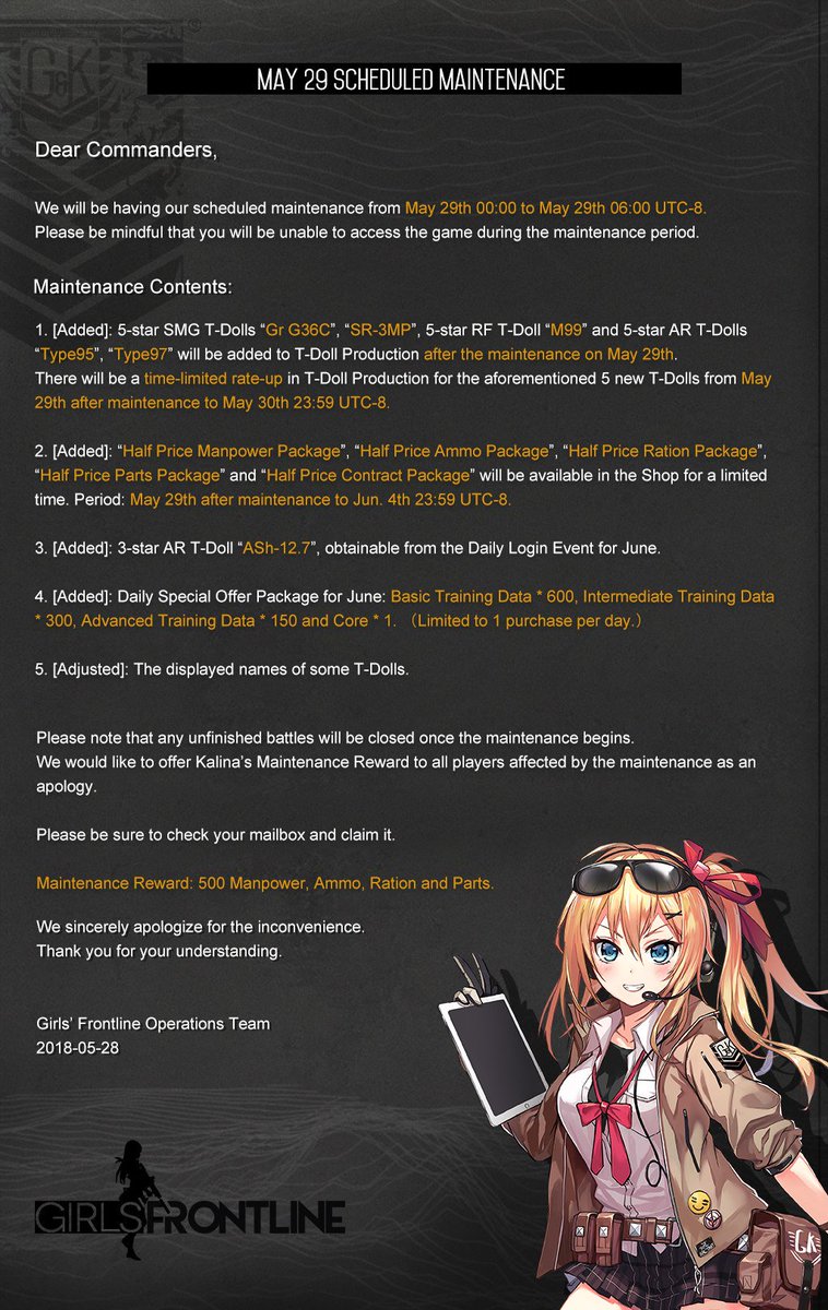 Girl S Frontline Notices Events 10ページ目 Togetter Girl S Frontline Notices Events 10ページ目 Togetter