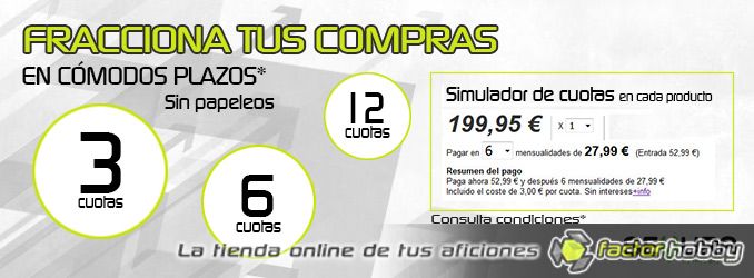 FactorHobby's tweet photo. Buenos días y #FelizLunes! Si este mes se te está haciendo largo, en https://t.co/eaMbEFPCh8 puedes fraccionar el pago, y también PAGAR EN 7 DÍAS (x 1,95€ más) (radiocontrol, drones, scalextric, camiones rc, baterías, servos, recambios)
#europe #Champions #TiempoDePlayoffs https://t.co/MVLCnGe7P5