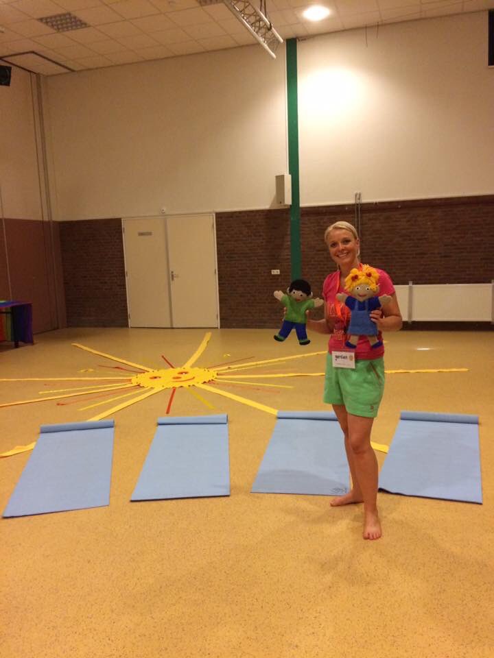 In opdracht van de #KNGU gymdocenten workshops geven over meer ontspanning in de gymles! #Kinderyoga, #Nijntjebeweegdiploma #Bijscholing - Ye &amp; Bo Club bewegenmetpeuters.nl