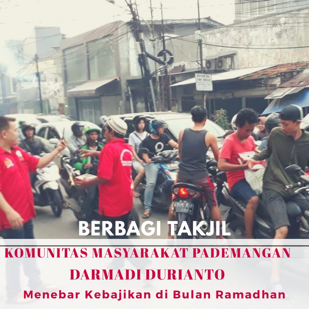 aderukmanatea's tweet photo. Komunitas Masyarakat Pademangan (KMP) @DuriantoDarmadi membagikan takjil buka puasa kpd pengendara yg melintas di Jln Pademangan Raya. #ramadan #takjil #KomunitasMasyarakatPademangan #DarmadiDuriantoPeduli #DarmadiDurianto #PDIPerjuangan https://t.co/JeuksqFP6g