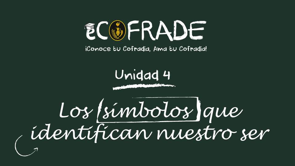 Continuamos con nuestro curso de formación on-line: "Conoce tu Cofradía, Ama tu Cofradía. Abrimos la Unidad 4: Los símbolos que identifican nuestro ser. jesusdelahumillacion.org/ecofrade/Curso…