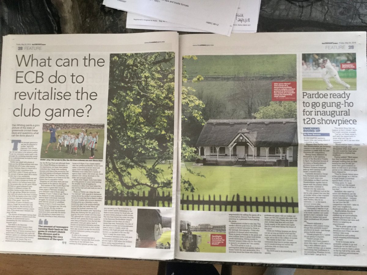 Realistic article in <a href="/TheCricketPaper/">The Cricket Paper</a> this week....