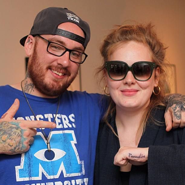 adelepoland_'s tweet image. Adele after do her tatoo! Love her so much!