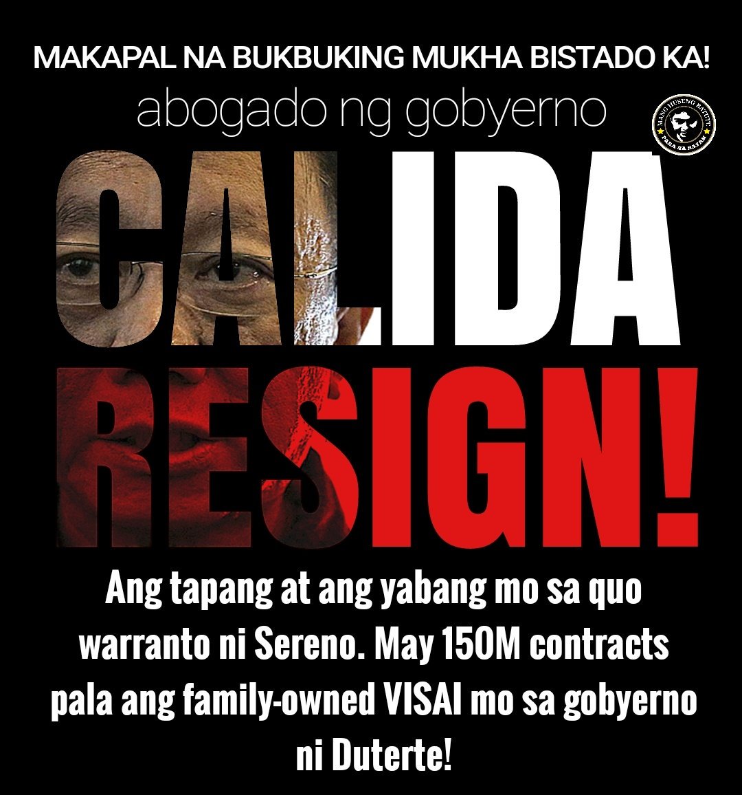 HusengBatute24's tweet photo. #CalidaResign #ResignCalida Ang kapal ng bukbuking mukha. Bistado ka! https://t.co/7BM1pLXunI