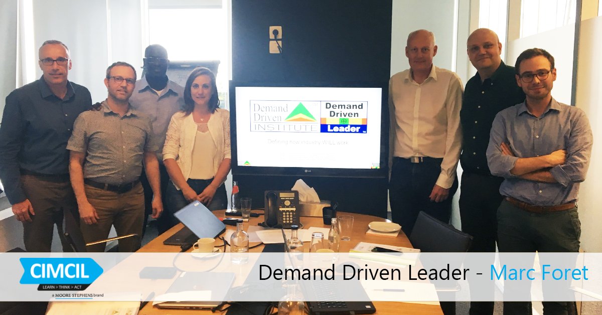CIMCILAcademy's tweet photo. These enthousiastic participants are ready to become Demand Driven Leader Certified! The course was given last week by Marc Foret in collaboration with CIMCIL &amp; @ddinstitute ) @MooreStephensBE in Brussels. #CDDL #demanddrivenleader #demanddrivencertified #cimcil https://t.co/PNMMI61Wap