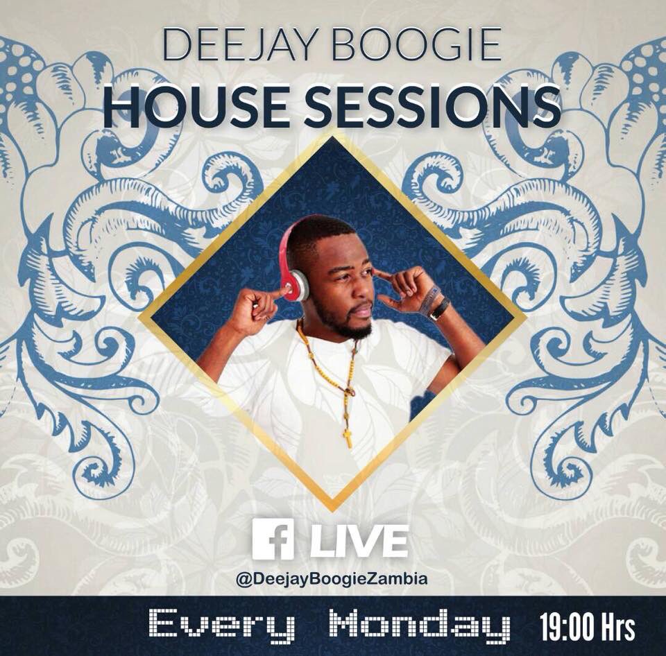 Monday House Sessions Live on Facebook brought to you by Deejay Boogie Zambia

Venue :Facebook
Time:19:00hrs 
Date: Every Monday 

#mondayBelongsToHouseMusic #HouseWithDeejayBoogie
#HouseSessions #DeejayBoogieLive #ConnectingPeopleThroughMusic