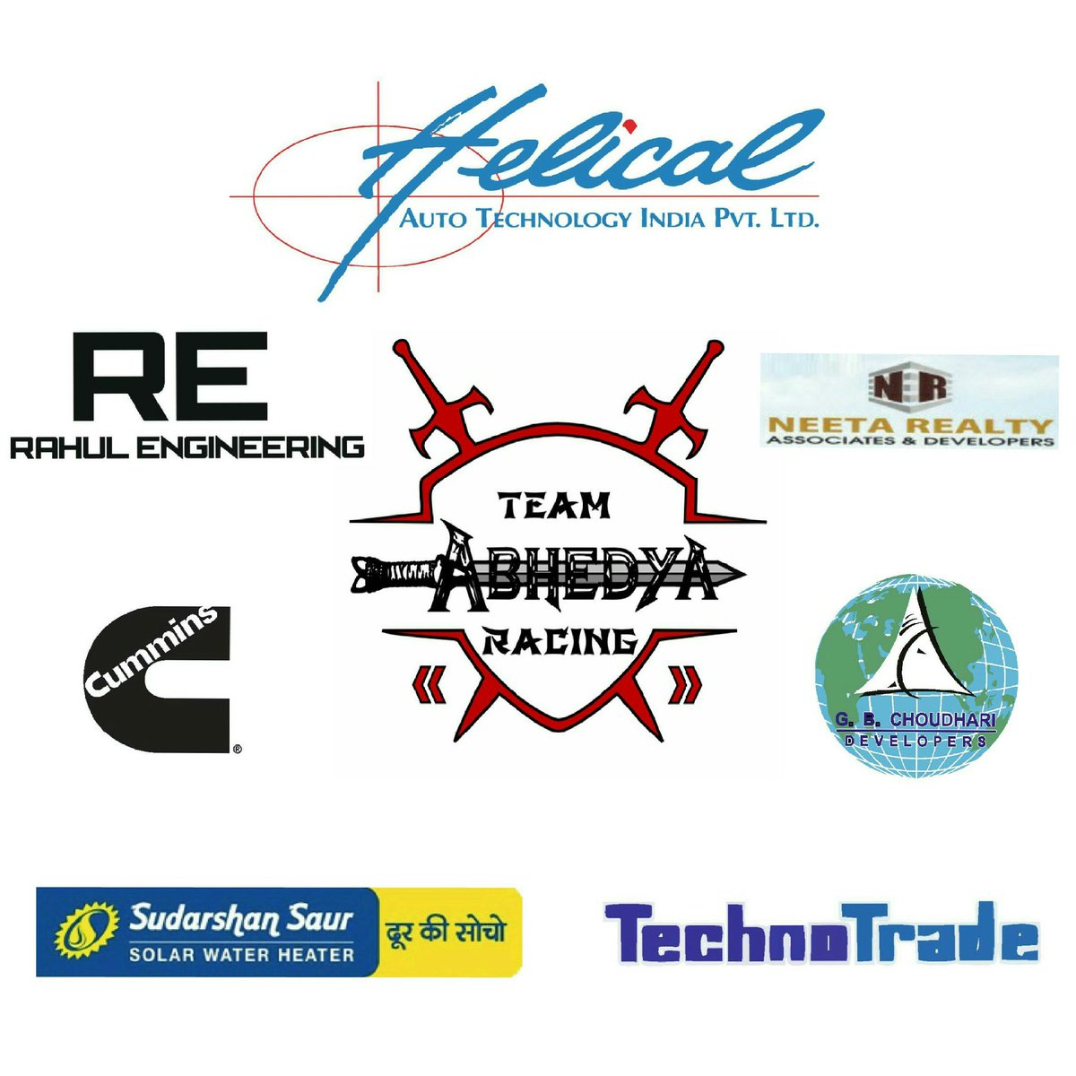 TeamAbhedya's tweet photo. We were so blessed to have such sponsors for our 2018 season! We hope to grow our relationship stronger with coming tides of time.
°
°
°
#TeamAbhedya #bajasaeindia https://t.co/uyLRv4E8Ya