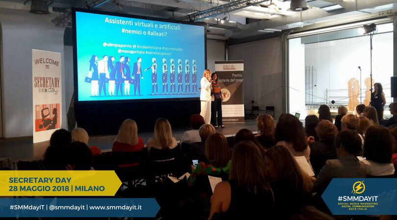 smmdayit's tweet photo. #SecretaryDay #SMMdayIT
Assistenti virtuali o artificiali sono nemici o alleati?
Fateci sapere cosa ne pensate๐
#SecretaryPower https://t.co/kwN80SN3NG