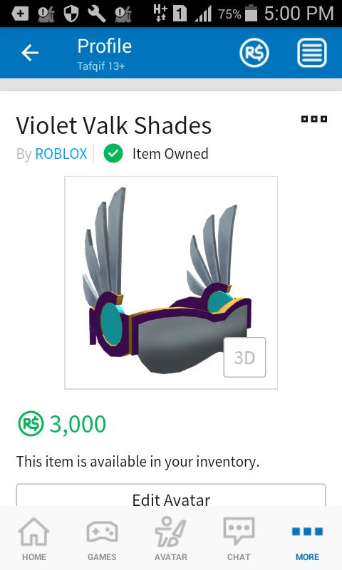 violet valk shades roblox