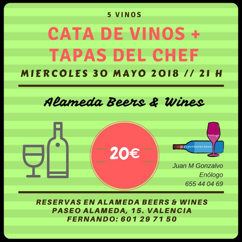 expertoenvinos's tweet photo. Comienza una semana con mucho 🍷 
L: Cata @asoc_vindicas CASTELLÓN X: Cata @AlamedaBeers VALENCIA 
J: Garnachas de @docampodeborja en el Museo ZARAGOZA 
V: Cata vinos Mediterráneos en @AsadorLaForja ZARAGOZA 
S: Cata Multitudinaria @IFeriaArtesania LasVelas en UTIEL  #winelover https://t.co/6vNVUMYbMr